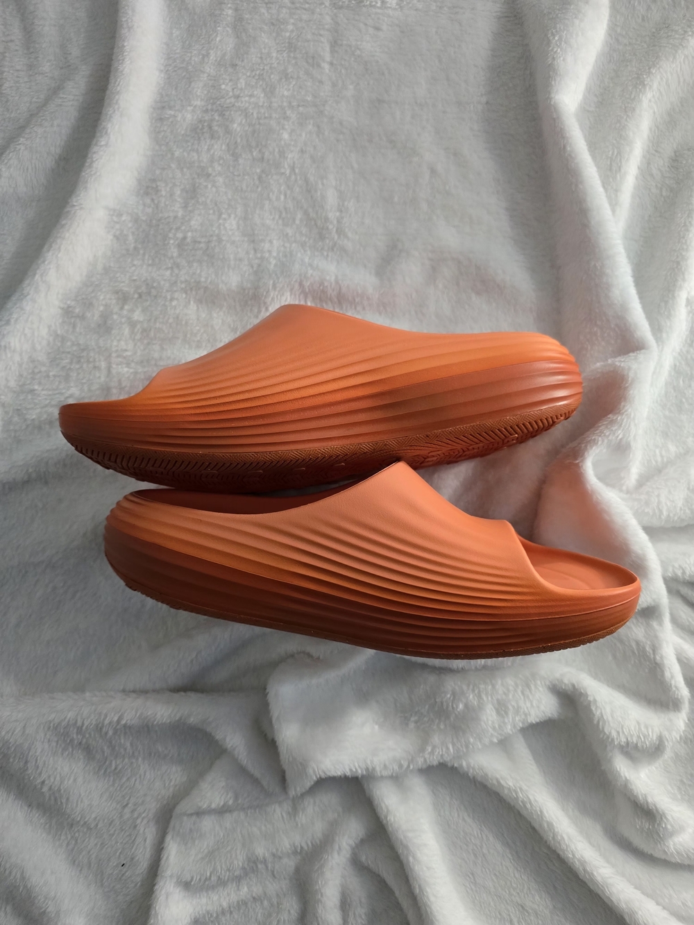 Nike ReactX Rejuven8 Slide Campfire Orange HV4479-800 Comfort Sandals - Size 11 - Picture 3 of 6